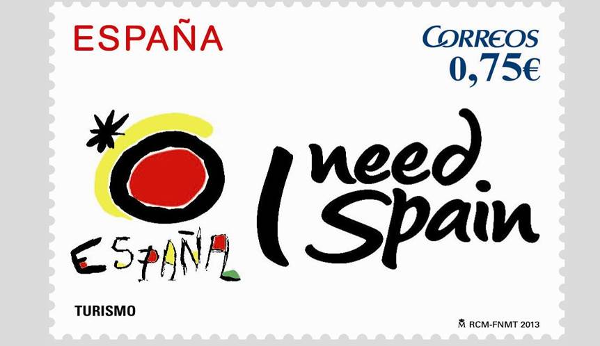 Nuevo sello 'I need Spain' de Turespaña