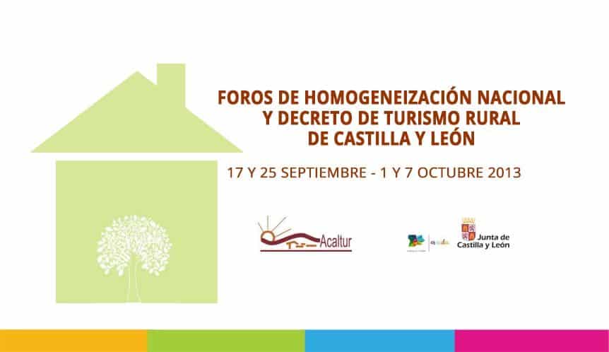Foro “Homogeneización nacional y Decreto de Turismo Rural de Castilla y León