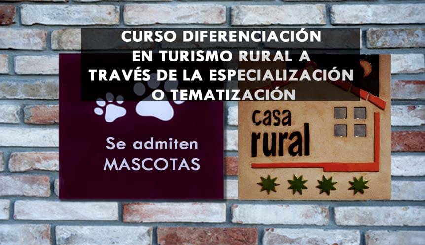 Curso tematización especialización turismo rural